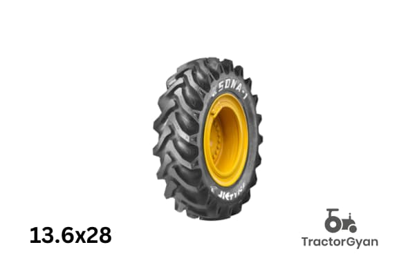 JK Tyre Sona-1 13.6x28 - Rear Tyre image