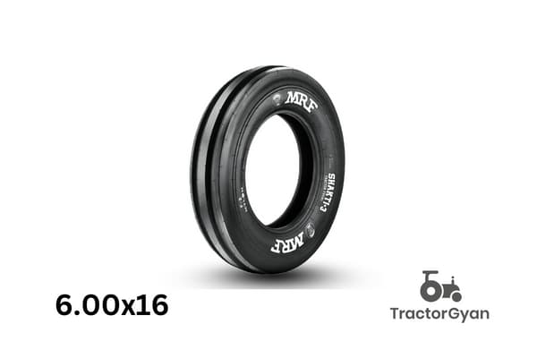 MRF Shakti 3-Rib 6.00x16 - Front Tyre (1)