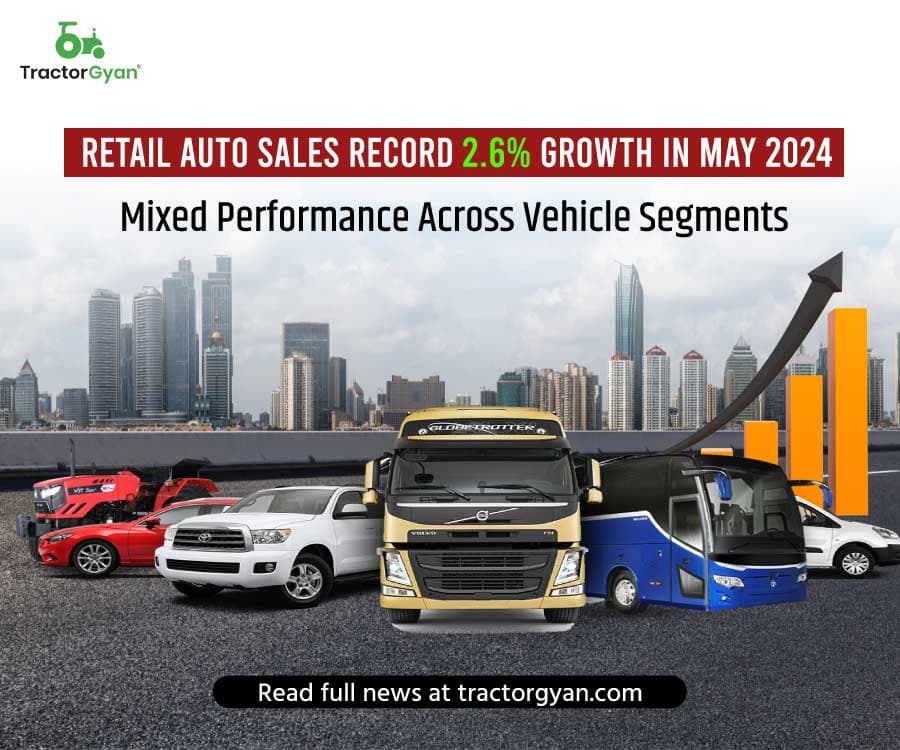 Retail Auto Sales Record 2.6% Growth in May 2024: Mixed Performance Across Vehicle Segments