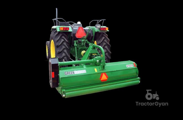 John Deere Green System Mulcher tractor