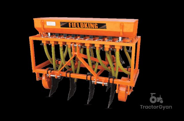 Fieldking Disc Seed Drill tractor