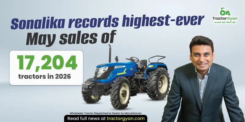 Sonalika records highest-ever May sales of 17,204 tractors in 2026