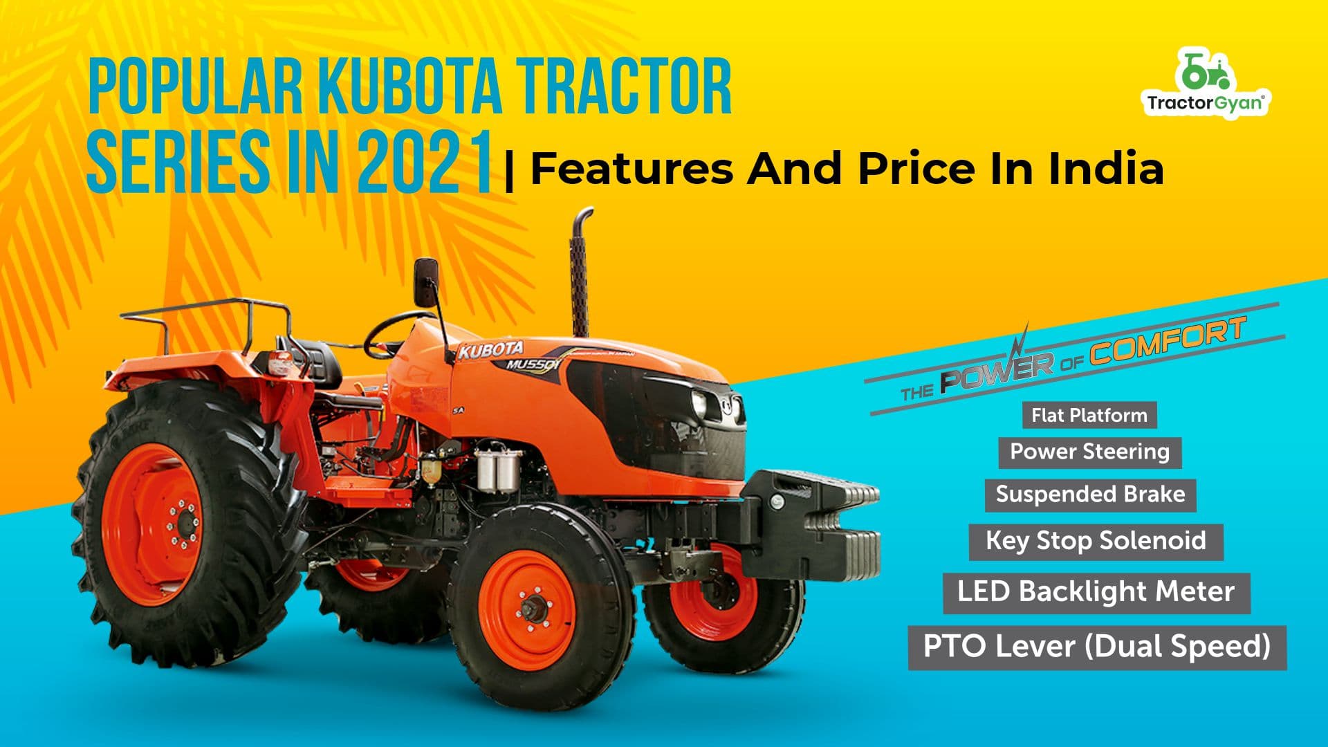 Popular Kubota tractor series in 2025-2026 | Features and price in India image