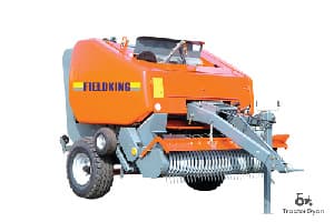 Fieldking Round Baler tractor