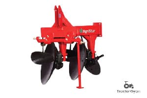 Agristar Disc Plough 2 FURROW tractor