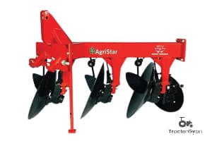Agristar Disc Plough 3 FURROW tractor