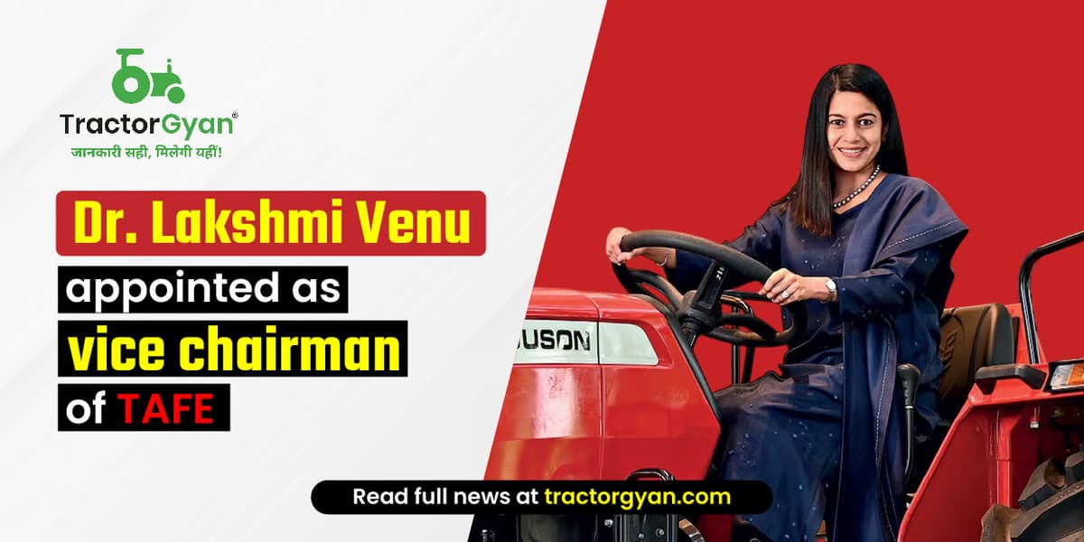 Dr. Lakshmi Venu appointed as vice chairman of TAFE Dr. Lakshmi Venu appointed as vice chairman of TAFE image