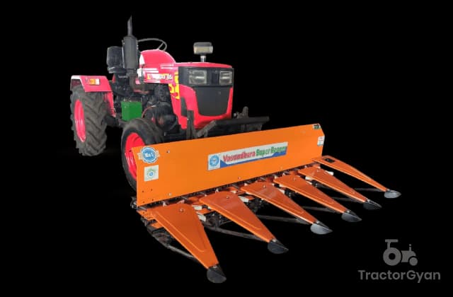 Vasundhara Krishi Yantra Conveyor Chain Reaper Tractor Mounted 5 Feet Vasundhara Krishi Yantra Conveyor Chain Reaper Tractor Mounted 5 Feet tractor