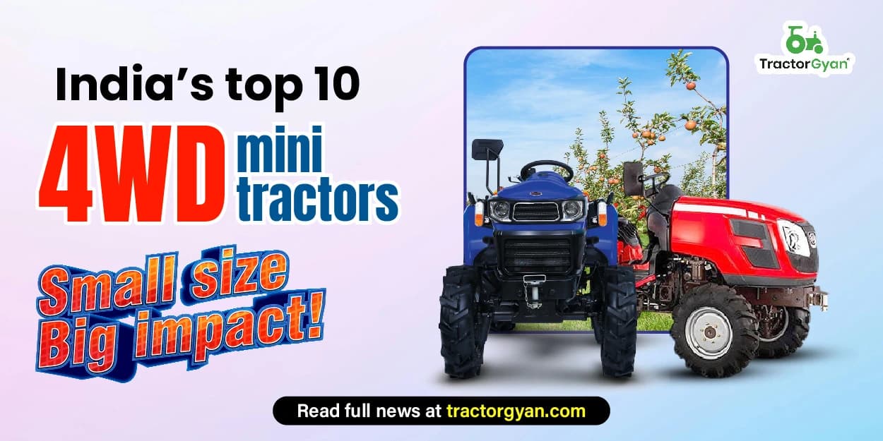 Top 10 4WD Mini Tractors in India Top 10 4WD Mini Tractors in India image