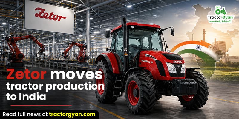 Zetor moves tractor production to India Zetor moves tractor production to India image