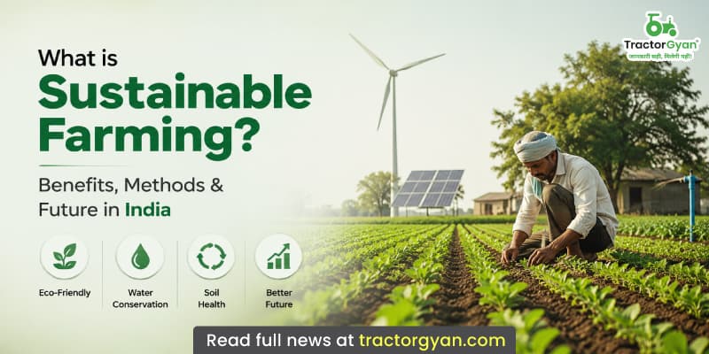 What is sustainable farming? Benefits, methods & future in India What is sustainable farming? Benefits, methods & future in India image