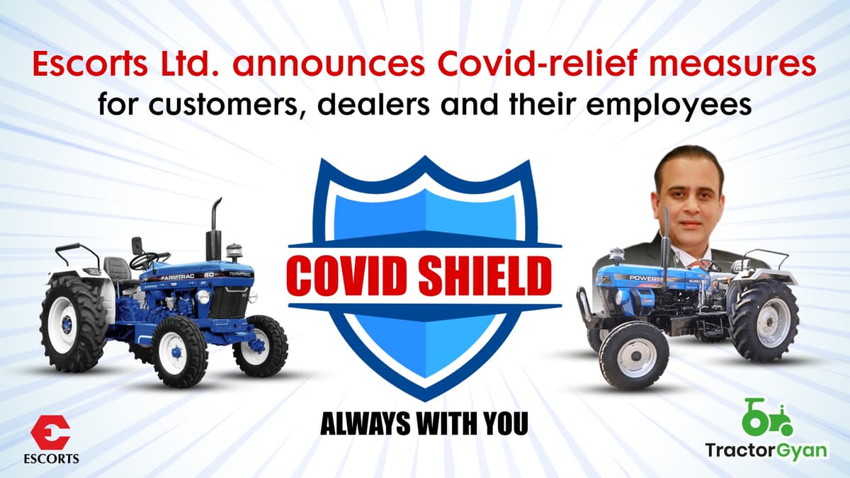 Escorts Ltd. announces Covid-relief measures for customers, dealers and their employees Escorts Ltd. announces Covid-relief measures for customers, dealers and their employees image
