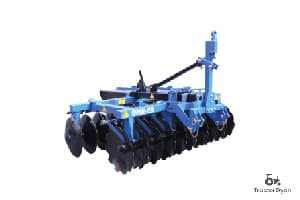 Sonalika Disc Harrow hydraulic trailed type with tyres (1) Sonalika Disc Harrow hydraulic trailed type with tyres (1)